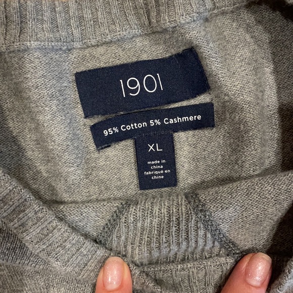 Nordstrom 1901 Gray sweater - Picture 4 of 4